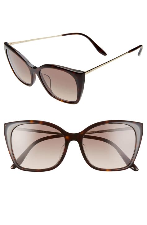 prada 54mm gradient cat eye sunglasses